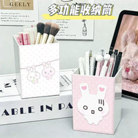 Laundry Rabbit Desktop Pen Holder Large Capacity Student Dormitory Makeup Brush Storage Box Cute Cartoon Stationery Organizer