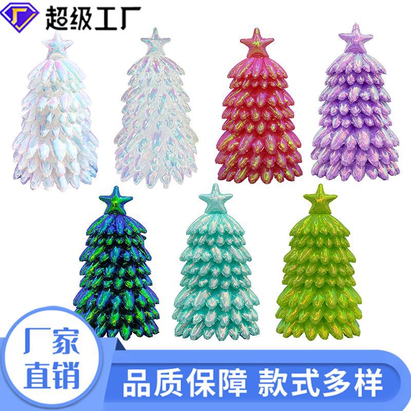 Christmas Tree Shaped Foil Balloons for Holiday Party Decoration