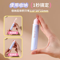 Foldable Soft-Bristle Travel Toothbrush Set for Oral Cleaning