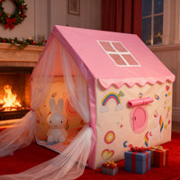 Kids Indoor Long Gauze Tent Play House Princess Castle Toy Tent