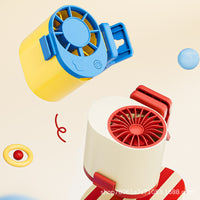Portable USB Rechargeable Mini Fan with Foldable Design and Lanyard for Handheld, Waist, or Desktop Use