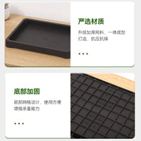 Rectangular Plant Tray, Deep Pot Saucer for Roses, Peonies, Bonsai Pot Base, Simple Flower Pot Tray