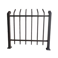 Weihai Zinc Steel Lawn Fence Garden U-shaped Greening Belt Rail Outdoor Flower Bed Bent Fence