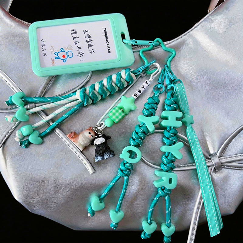 Idol Support Star River Backpack Charm Keychain with Photos