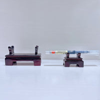 Resin Display Stand for Dzi Beads, Crystal Clusters, and Small Ornaments - Long Strip Base for Minerals, Raw Stones, and Jade