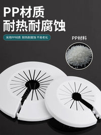 Universal Decorative Pipe Hole Cover for Faucets, AC, Heating, Gas, and Drain Pipes