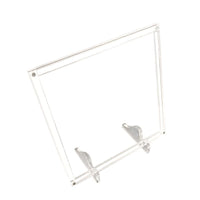 Acrylic Magnetic Photo Frame with Stand, Double-Sided Transparent Display for Puzzles & Instant Photos