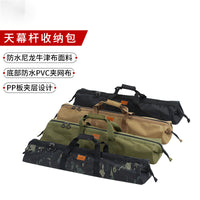 Outdoor Tent Pole Storage Bag Portable Canopy Rod Carrier Fishing Rod Handbag