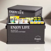 Foldable Car Trunk Organizer Storage Box for Camping and Outdoor Use