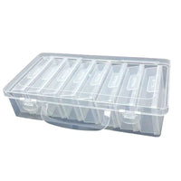 Desktop Organizer Box with Lid for Earphones, Cables, and Small Items