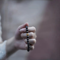 Vintage Agarwood Buddha Beads Bracelet for Men and Women, Lucky Charm and Calming Gift