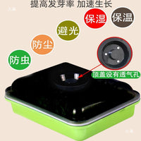 Seed Sprouting Tray with Lid - Hydroponic Bean Sprout and Seedling Germination Kit