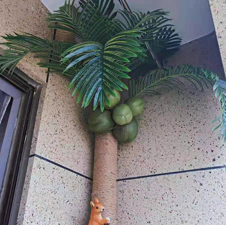 Artificial Coconut Tree Leaves for Pipe Concealment and Decoration