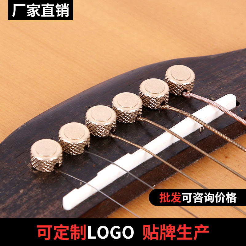 Brass Acoustic Guitar Bridge Pins for Enhanced Sustain and Tone