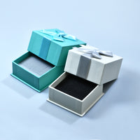 Jewelry Gift Box with Bow for Rings, Necklaces, and Small Accessories