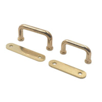 Solid Brass Square Arch Bridge Connector for Bags and Backpacks