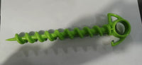 Camping Tent Pegs 25cm Spiral Plastic Ground Stakes for Outdoor Hiking and Camping