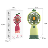Mini USB Handheld Portable Desk Fan with 3 Speeds
