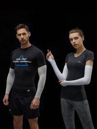 Unisex Ice Silk UV Protection Arm Sleeves for Cycling and Driving
