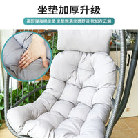 Detachable Rattan Wicker Swing Chair for Indoor Outdoor Patio Balcony Bedroom