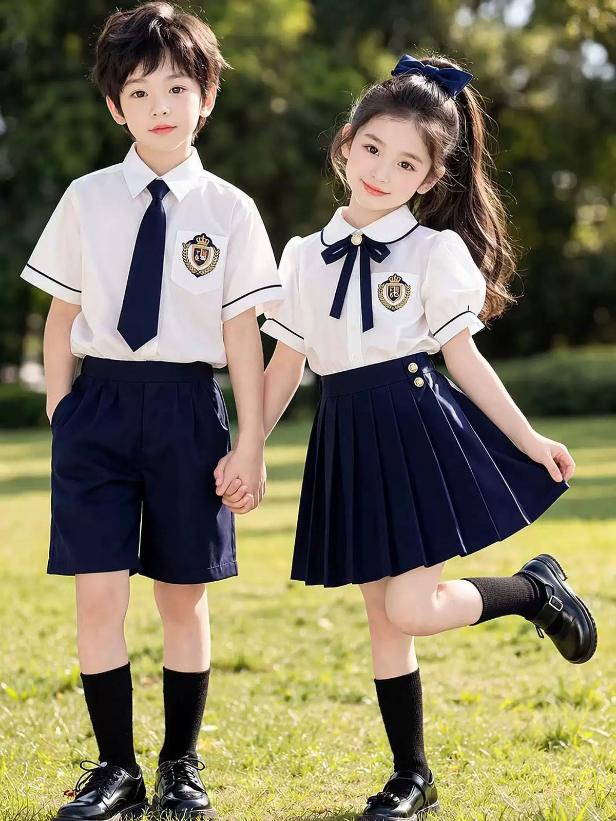 Children's Choir Performance Costume Kindergarten Graduation Photo Class Uniform Primary School Recitation Competition Outfit
