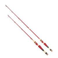 Titanium Alloy Ice Fishing Rod with Soft Tail and Telescopic Positioning