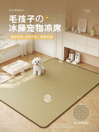 Pet Cooling Mat Breathable Summer Pad for Cats and Dogs, Easy Clean, Non-Slip, Scratch Resistant