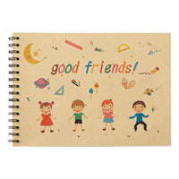 Kids A4 Cartoon Sketchbook Drawing Pad for Kindergarten and Elementary School Art