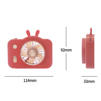 Portable USB Rechargeable Handheld Neck Fan with Night Light