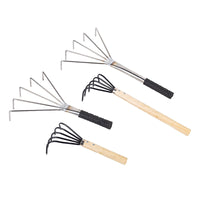Stainless Steel Clam Rake for Beachcombing and Gardening