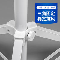 Heavy-Duty Outdoor Umbrella Base for Patio Market Umbrellas, Foldable Plastic Stand with Water Fillable Option