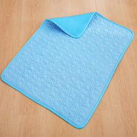 Summer Pet Cooling Mat Breathable Non-Slip Ice Silk Pad for Dogs and Cats