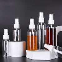 Fine Mist Spray Bottles for Liquids, Alcohol, and Essential Oils - Refillable Plastic Atomizer