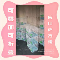 Foldable Square Pet Cage for Birds, Parrots, Chickens, Ducks - Breeding and Flight Cage