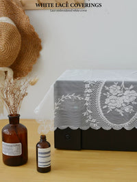 Lace Dust Cover for Small Appliances, Coffee Machines, Printers, and Fax Machines