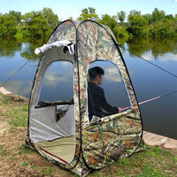Automatic Pop-Up Fishing Tent, All-Season Windproof Waterproof Sunshade Shelter for Outdoor Camping & Ice Fishing