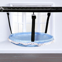 Adjustable Mesh Cat Hammock Bed Round Hanging Pet Swing for Cats