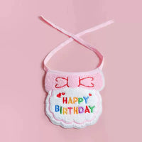 Pet Birthday Bandana and Hat Set for Cats and Dogs - Photo Prop and Decorative Collar