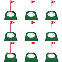 Golf Putting Trainer Practice Aid with Mini Hole Cup