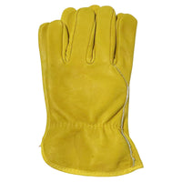 Industrial-Grade Short Welding Gloves, Thickened Top Grain Sheepskin, Heat & Fire Resistant, Welder Safety Gloves