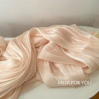 Moonlight Wrinkled Satin Photography Background Cloth for Jewelry & Nail Art