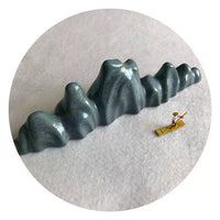 Zen Garden Ceramic Mountain Ornament for Micro Landscape Sand Tray