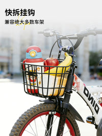 Kids' Bicycle Basket Front Handlebar Storage for Balance Bikes & Mountain Bikes