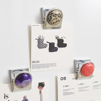 Natural Stone Magnetic Memo Clip for Office, Photos, and Wall Display
