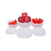 Food-Grade Silicone Lunch Box Set - High Temperature Resistant, 3-in-1 Sealed Bento Container for Storage