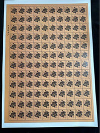 T46 First Round Chinese Zodiac Monkey Year Stamp Sheet (120 Stamps)