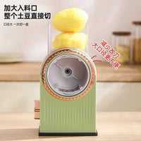Manual Rotary Vegetable Slicer Grater Shredder for Kitchen