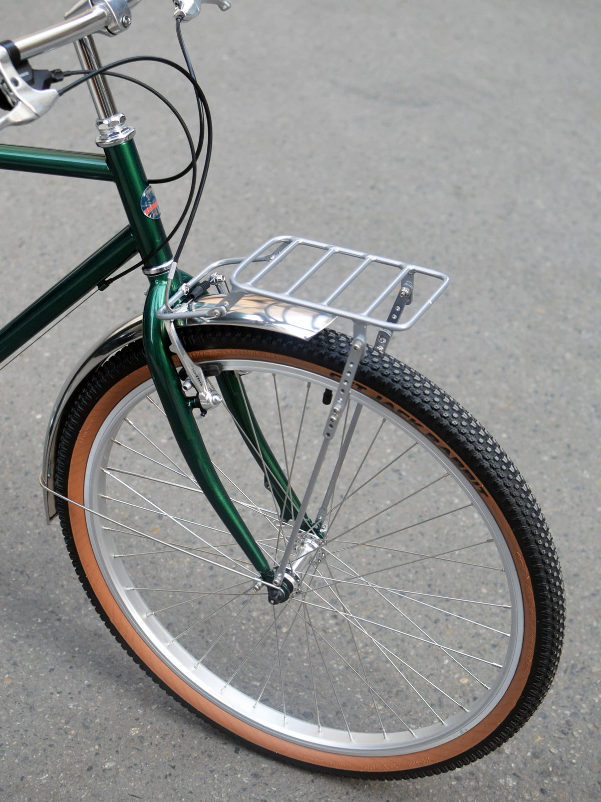 Bicycle Front/Rear Rack for Road, Mountain, and Gravel Bikes - Retro Style Pannier Carrier & Basket Holder