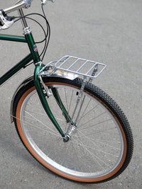 Bicycle Front/Rear Rack for Road, Mountain, and Gravel Bikes - Retro Style Pannier Carrier & Basket Holder