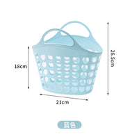 Portable Plastic Storage Basket for Home, Shower, Vegetables, and Fruits